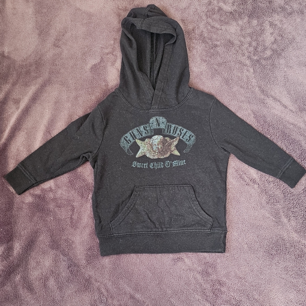 Guns and roses hoodie sweater,  size 18M, unisex,  used